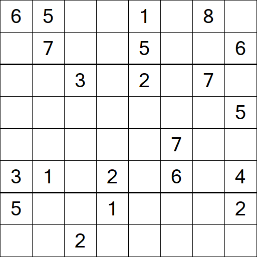Sudoku 8x8 - Difícil