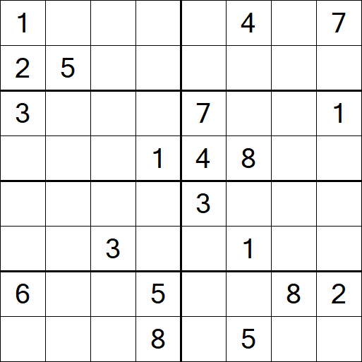 Sudoku 8x8 - Difícil