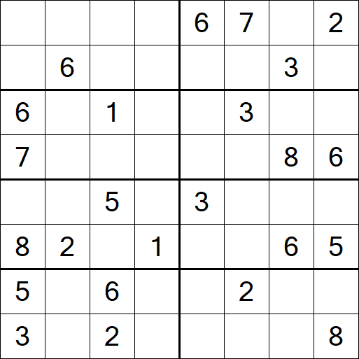 Sudoku 8x8 - Difícil