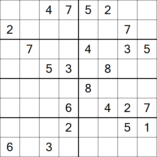 Sudoku 8x8 - Difícil