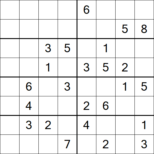 Sudoku 8x8 - Difícil