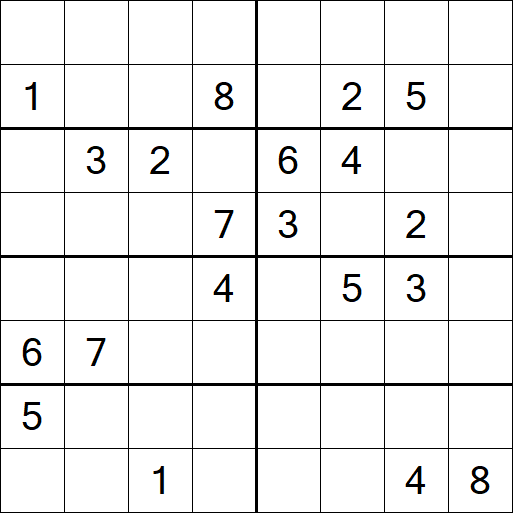 Sudoku 8x8 - Difficile