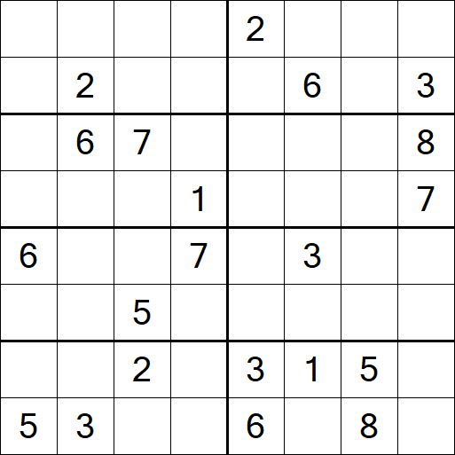 Sudoku 8x8 - Difficile