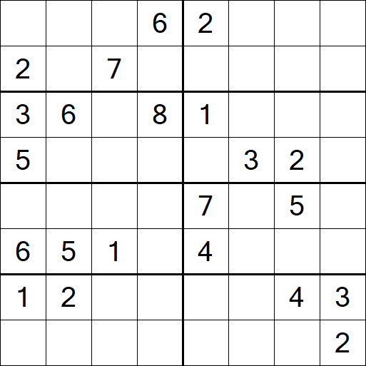 Sudoku 8x8 - Difficile