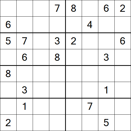 Sudoku 8x8 - Difficile
