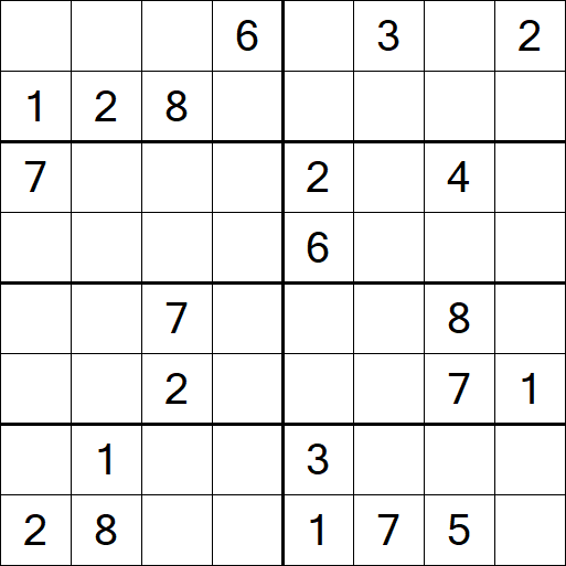 Sudoku 8x8 - Difficile