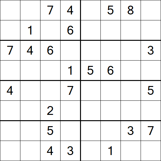 Sudoku 8x8 - Difficile