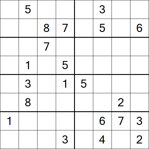 Sudoku 8x8 - Difficile