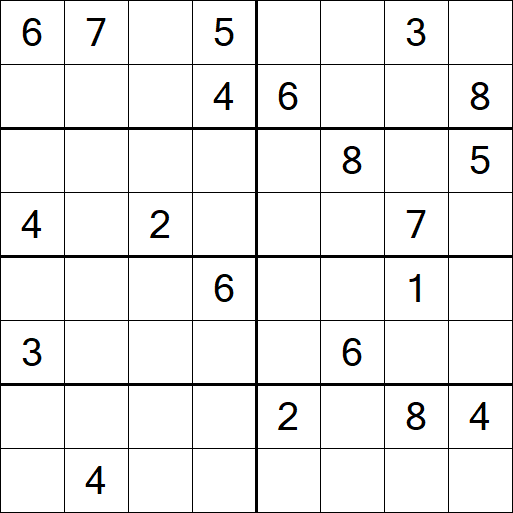 Sudoku 8x8 - Difficile