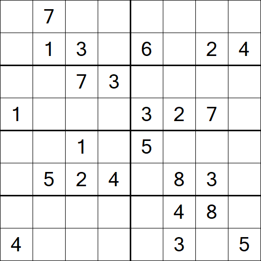 Sudoku 8x8 - Difficile
