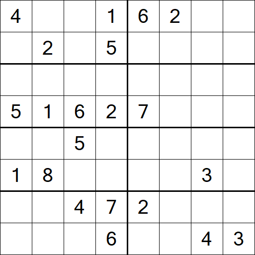 Sudoku 8x8 - Difficile