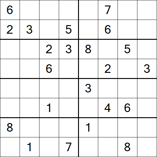 Sudoku 8x8 - Hard