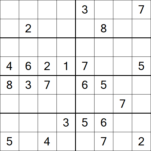 Sudoku 8x8 - Hard