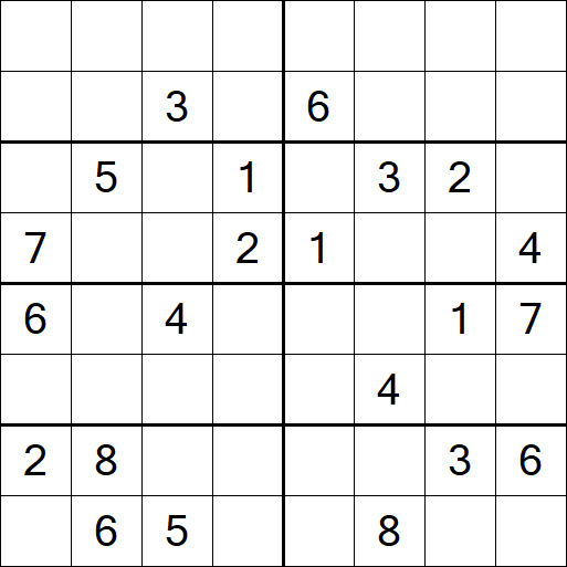 Sudoku 8x8 - Difficile