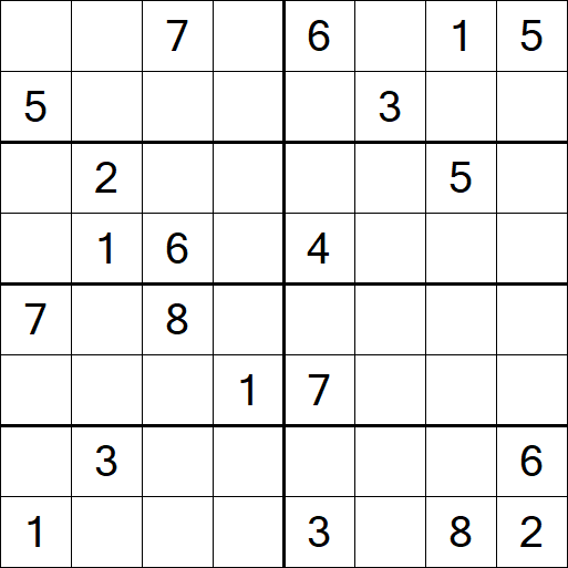 Sudoku 8x8 - Difficile