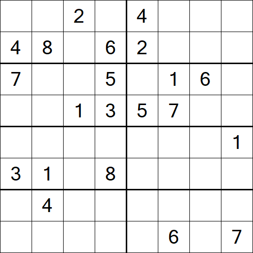 Sudoku 8x8 - Difficile