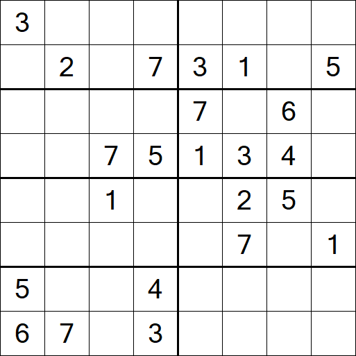 Sudoku 8x8 - Difficile