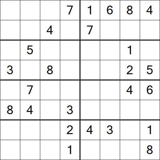 Sudoku 8x8 - Medio