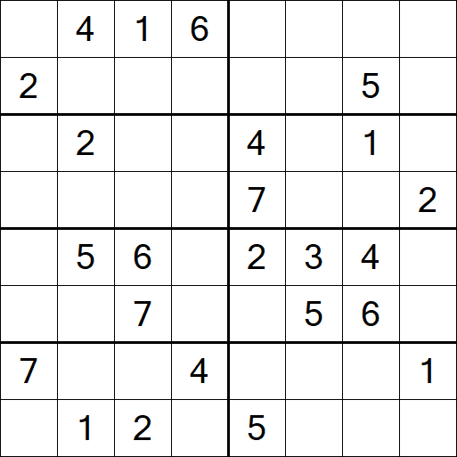 Sudoku 8x8 - Mittel