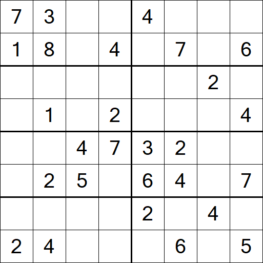 Sudoku 8x8 - Medium