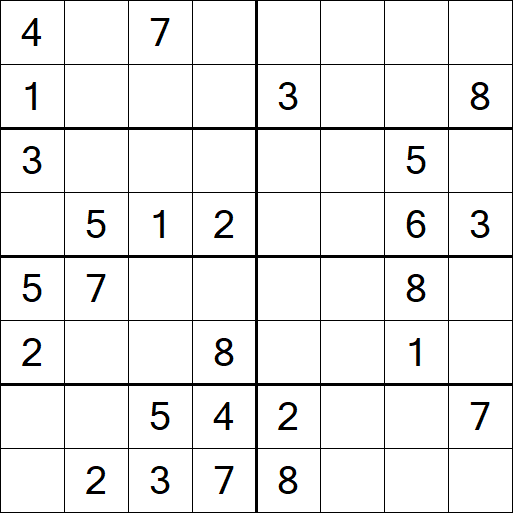 Sudoku 8x8 - Medium