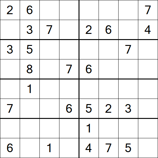 Sudoku 8x8 - Medium