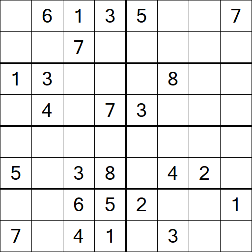 Sudoku 8x8 - Medium