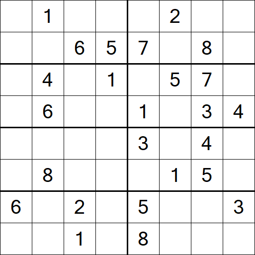 Sudoku 8x8 - Medium