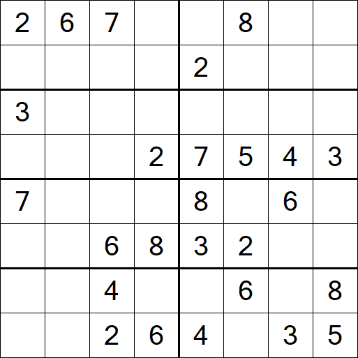 Sudoku 8x8 - Médio