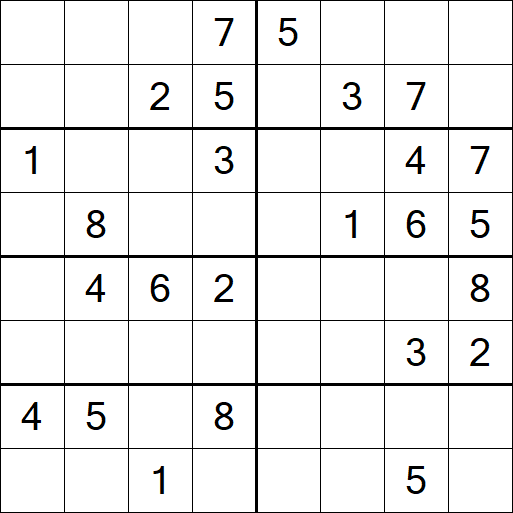 Sudoku 8x8 - Medio