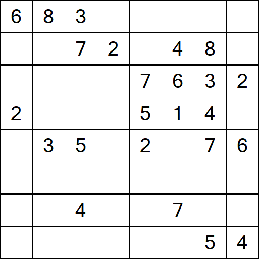 Sudoku 8x8 - Medio