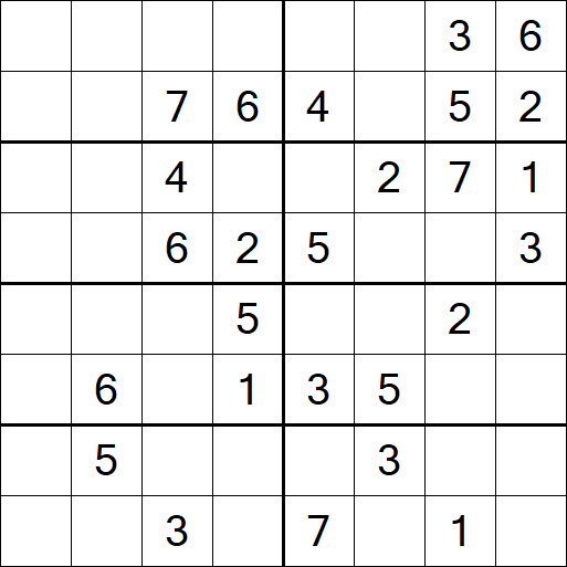 Sudoku 8x8 - Medio