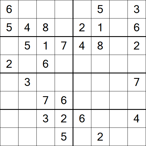 Sudoku 8x8 - Medio