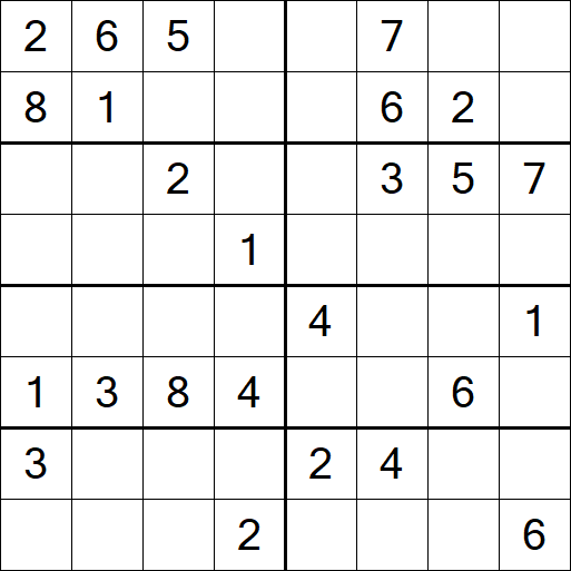 Sudoku 8x8 - Medio