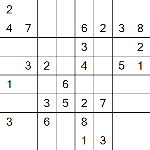 Sudoku 8x8 - Medio