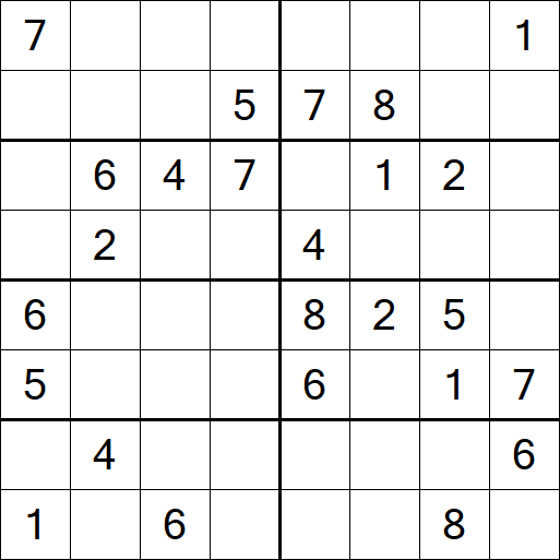 Sudoku 8x8 - Medio