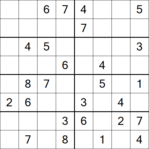 Sudoku 8x8 - Medio
