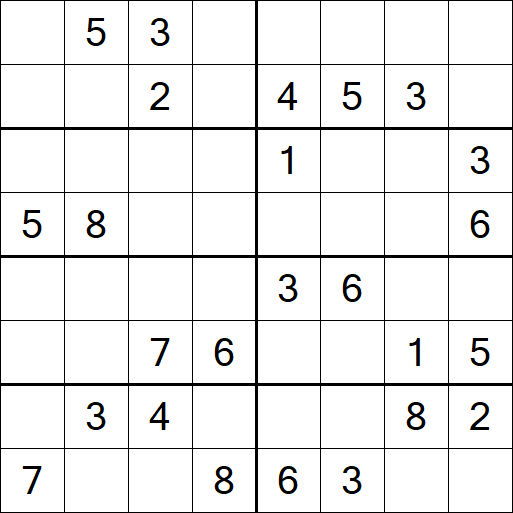 Sudoku 8x8 - Medio
