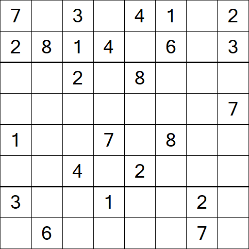 Sudoku 8x8 - Medio