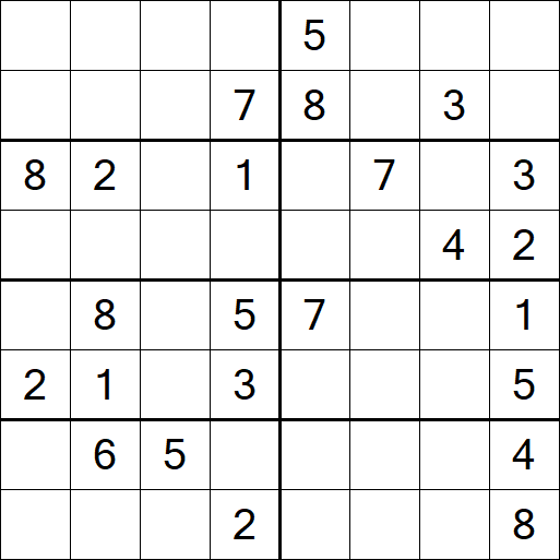 Sudoku 8x8 - Medio