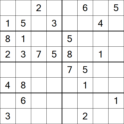 Sudoku 8x8 - Medio