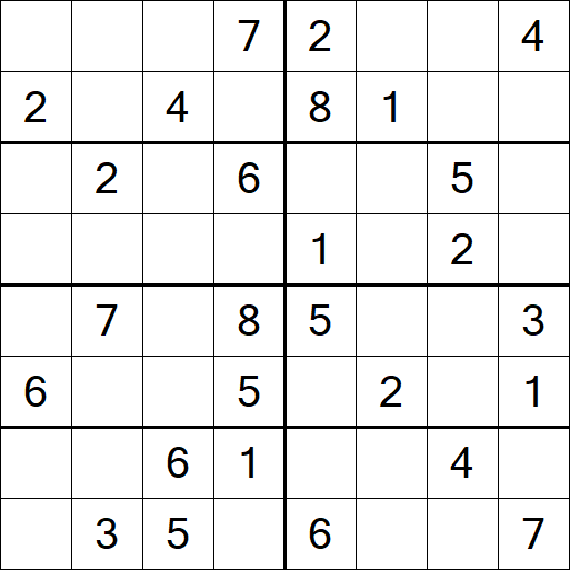 Sudoku 8x8 - Medio