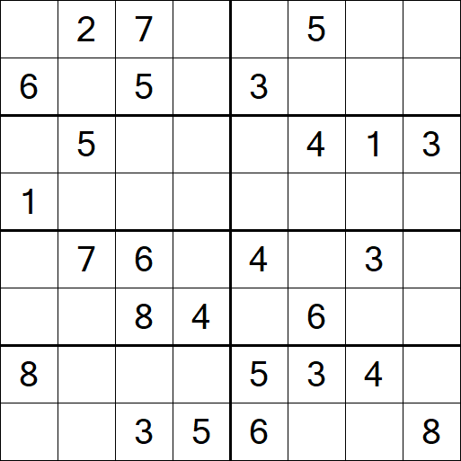 Sudoku 8x8 - Medio