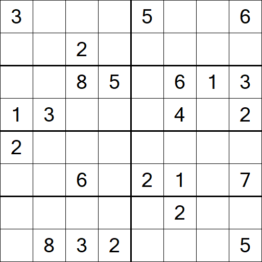 Sudoku 8x8 - Medio