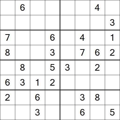 Sudoku 8x8 - Medio