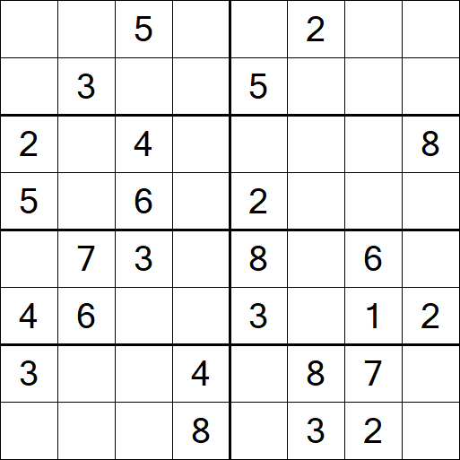 Sudoku 8x8 - Medio
