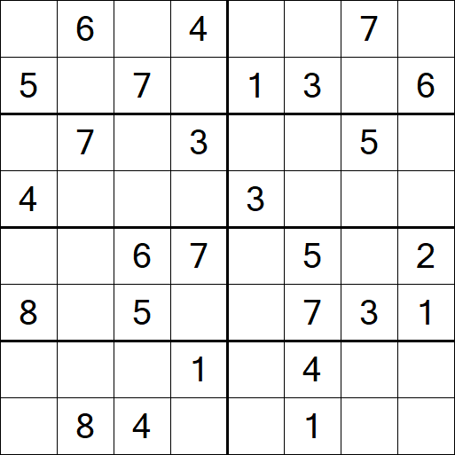 Sudoku 8x8 - Medio