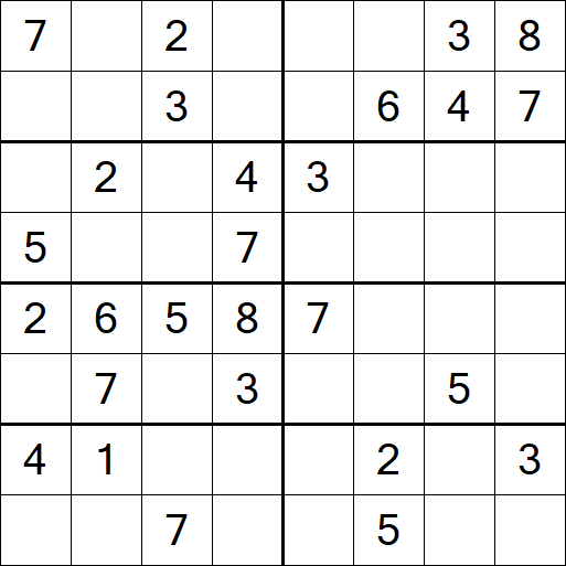 Sudoku 8x8 - Medio