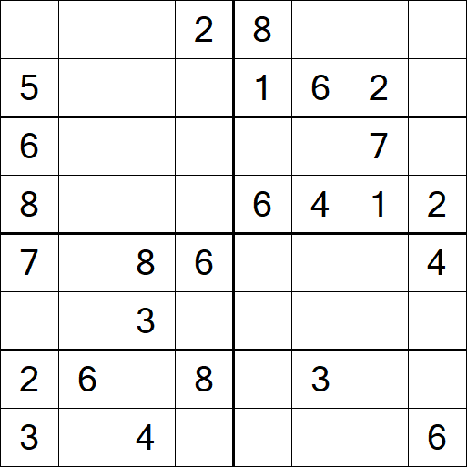 Sudoku 8x8 - Medio