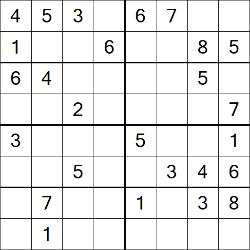 Sudoku 8x8 - Medio